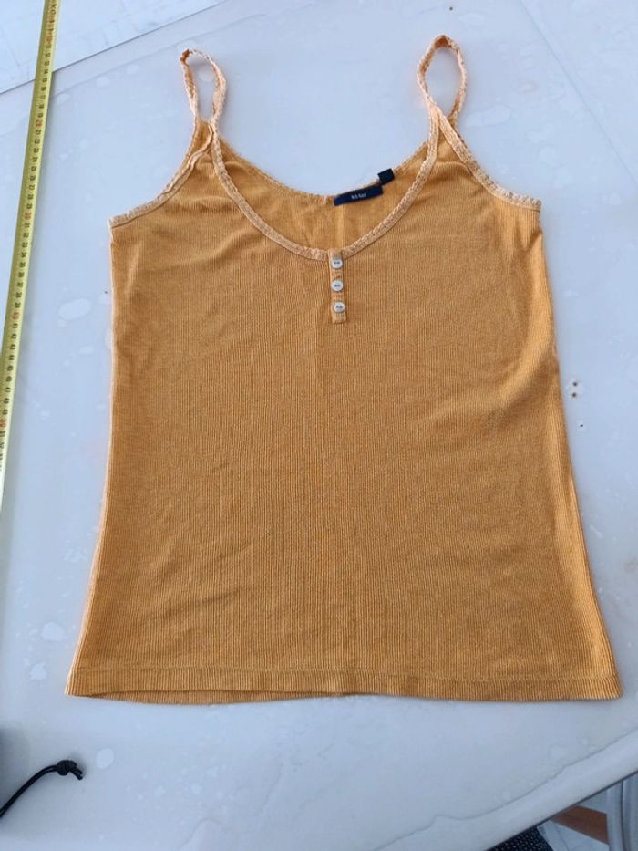 Débardeur jaune Kiabi XL