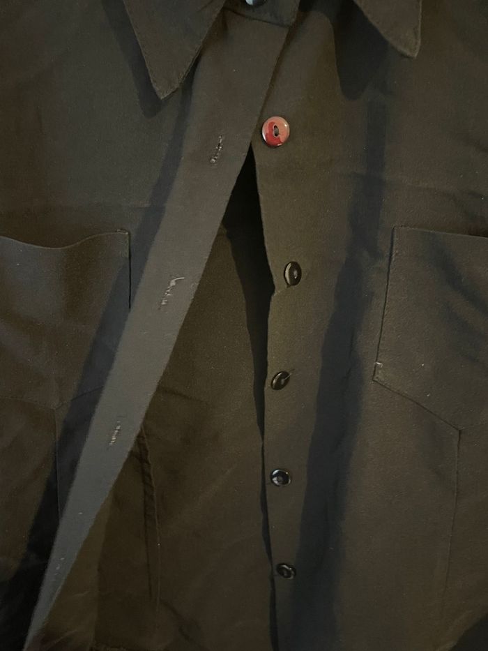 Chemise noire femme à manches longues – taille S / 36 - photo numéro 5