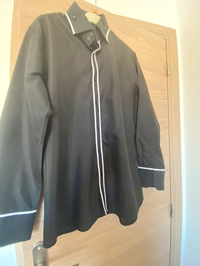 Chemise homme Noir Adriano Jacometti - photo numéro 2