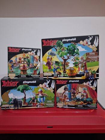 4 playmobil asterix 