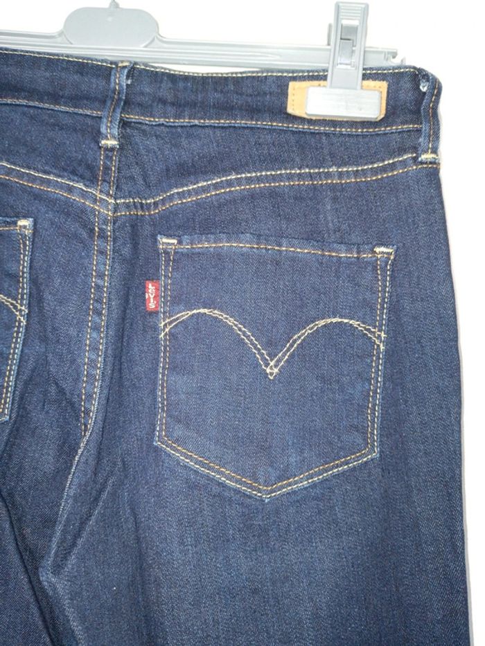 Jeans Levi's demi curve classic rise straight taille 27 bleu foncé - photo numéro 8