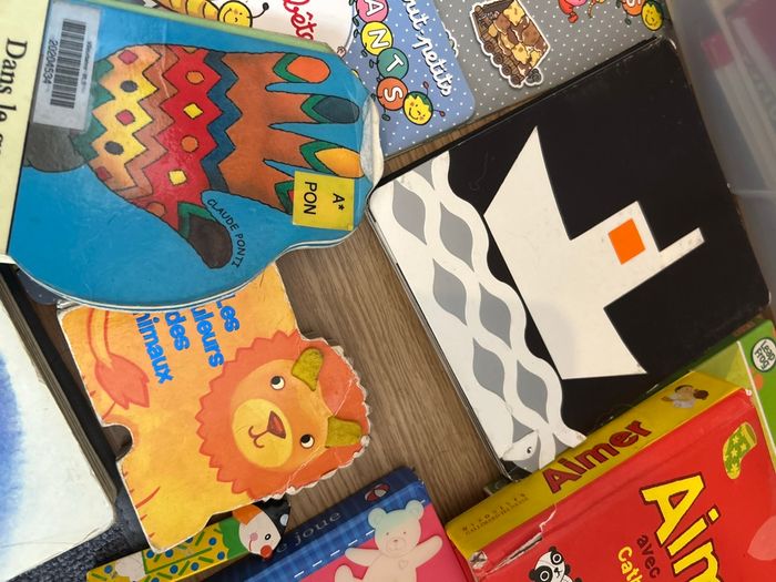 Mot 6/12 mois livres cartonnés décoration et quelques vêtements - photo numéro 8