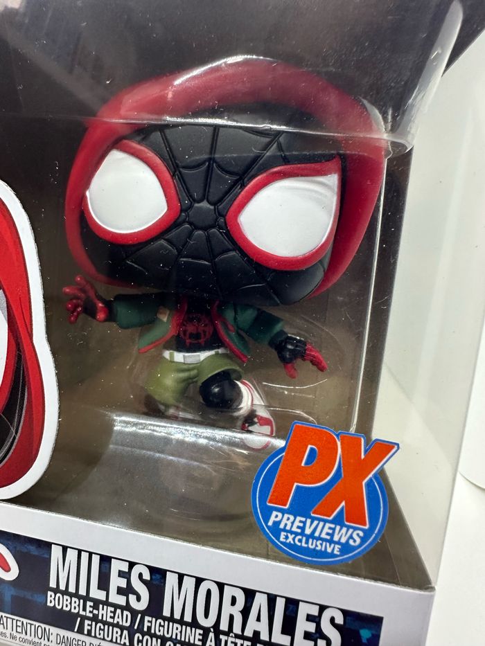 Funko Pop Marvel Spiderman Miles Morales 529 PX Exclusive 🇺🇸 - photo numéro 2
