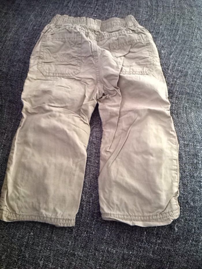 Pantalon beige style jogging Obaibi - 23 mois - photo numéro 3