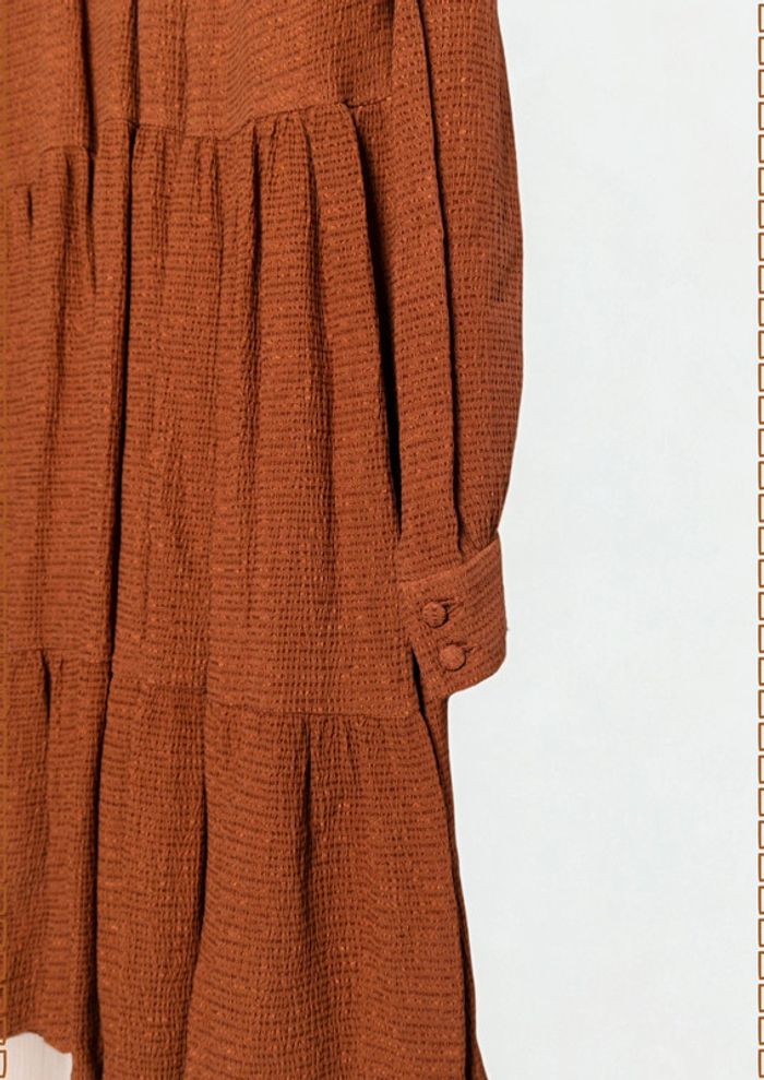 Robe teinte terracotta Sézane Taille 34 - photo numéro 7