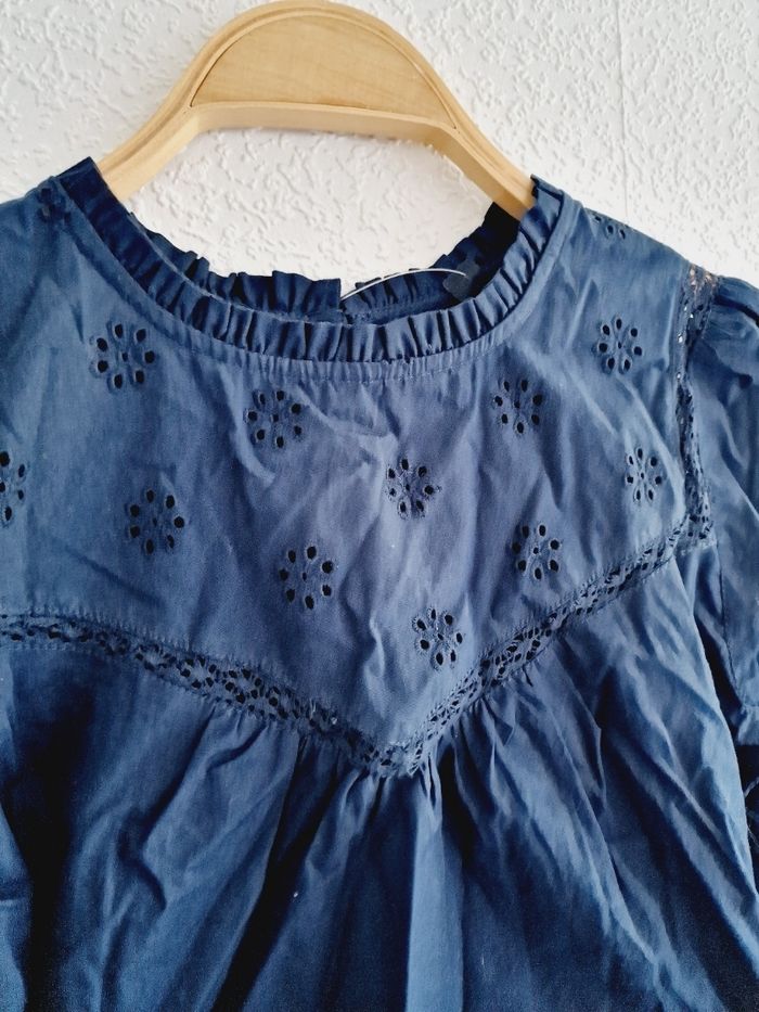 Kiabi - Blouse / chemise manches longues - Bleu marine - Neuve avec étiquette ! (10 ans) - photo numéro 3