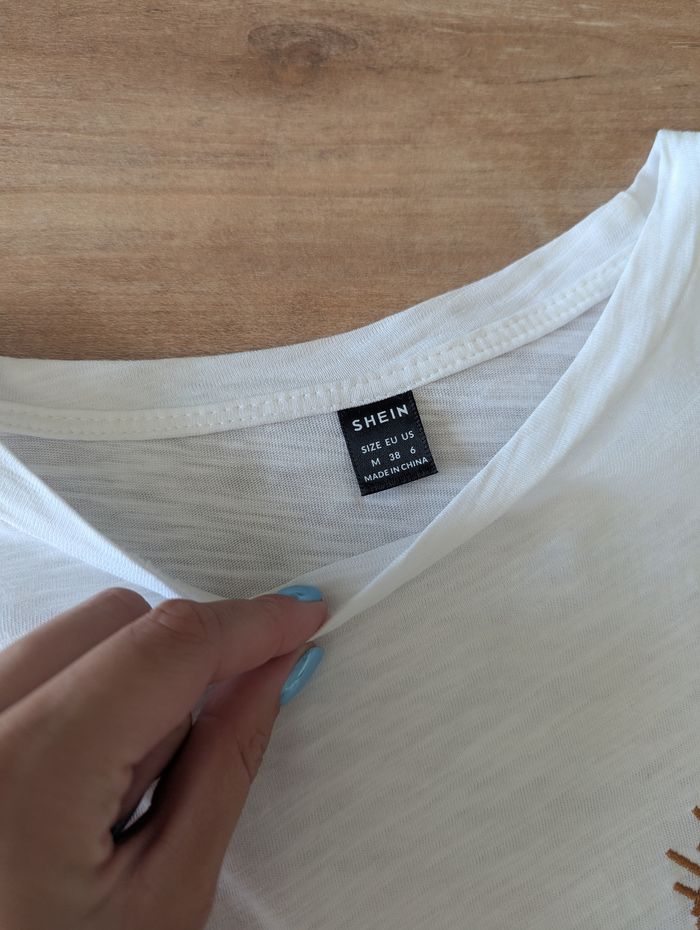 T-shirt œil grec femme - photo numéro 3