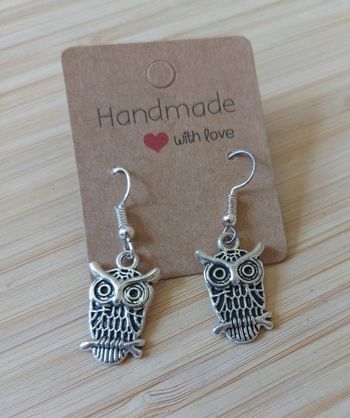 Boucle d oreille hibou 
