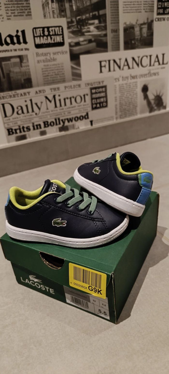 basket cuir lacoste 22 - photo numéro 6