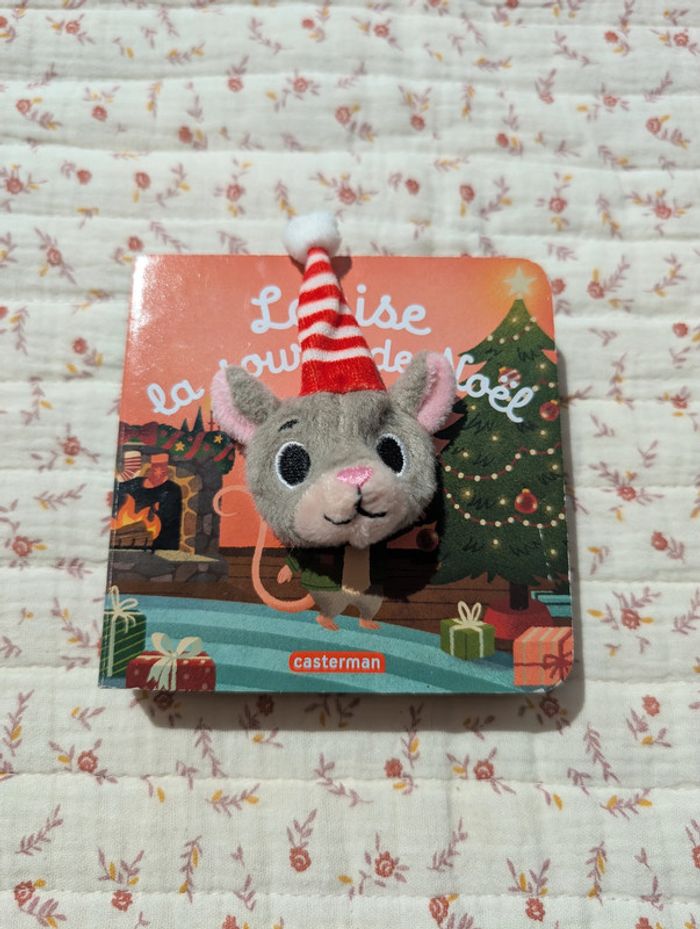 Livre marionnette " Louise la souris de Noël " Casterman