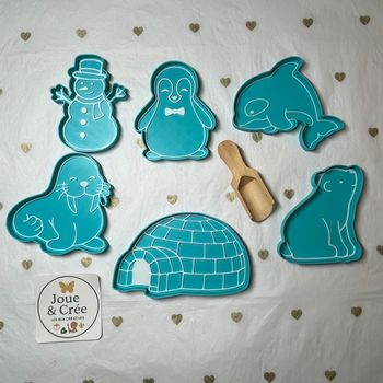 Kit 6 mini plateau d’hiver vendu avec sa cuillère en bois