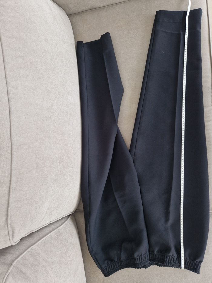 Pantalon noir élastique sans poches - photo numéro 4