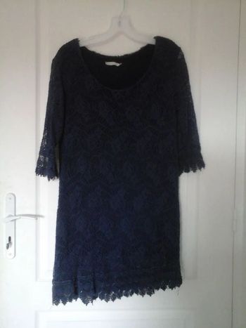Robe marine macramé Micky 42/XL