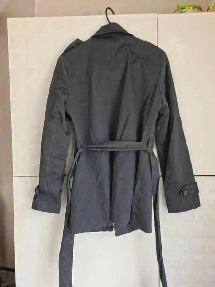 Trench gris anthracite etam femme - photo numéro 3