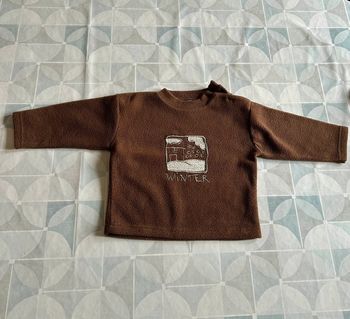 Pull garçon - taille 18 mois - Coloquinte et pâtisson - neuf