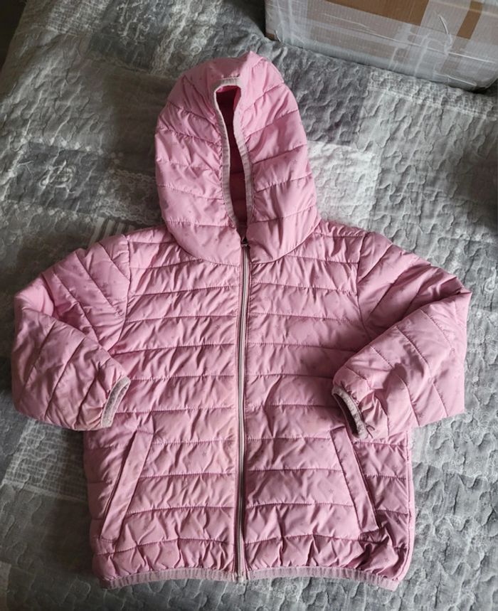 Doudoune rose 4/5 ans