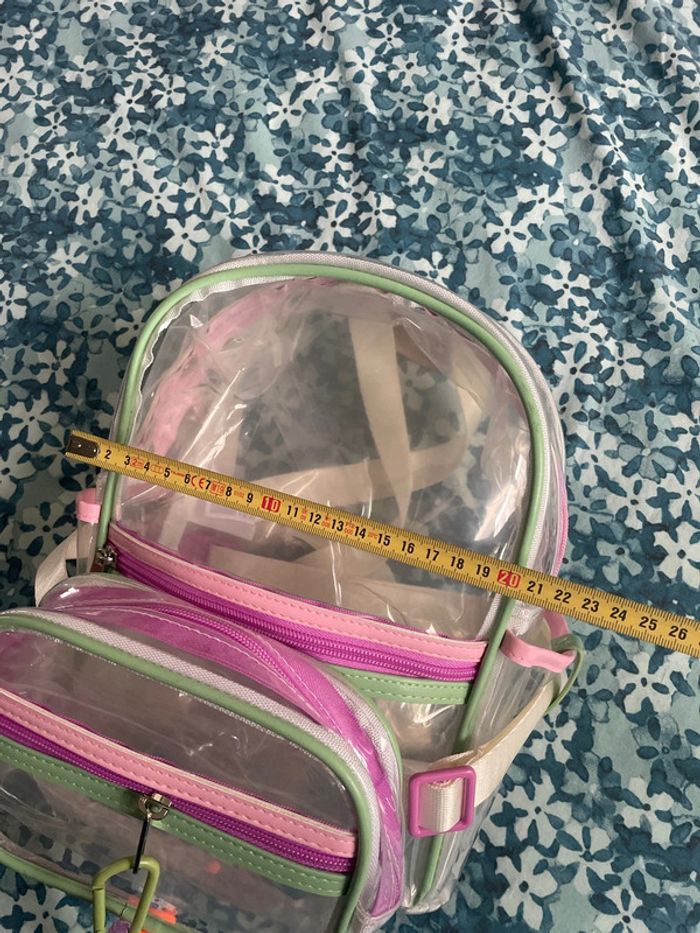 Sac à dos transparent avec sa sacoche Claire’s - photo numéro 7