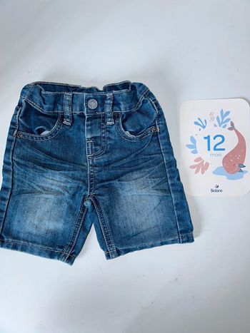 Short en jean 12 mois
