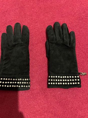 Gants en croûte de porc noir taille 1 donc 6 1/2
