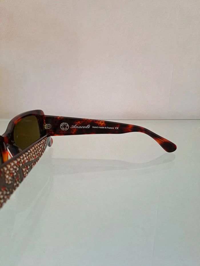 Paire de lunettes solaire Anacolé Lolita strass - photo numéro 5