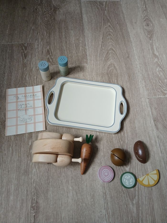 Jouet dînette poulet rôti Zara home en bois - photo numéro 3
