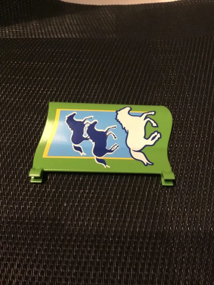 Playmobil drapeau vert 4184 pc entre équestre écurie haras pièces détachées chevaux équitation - photo numéro 3