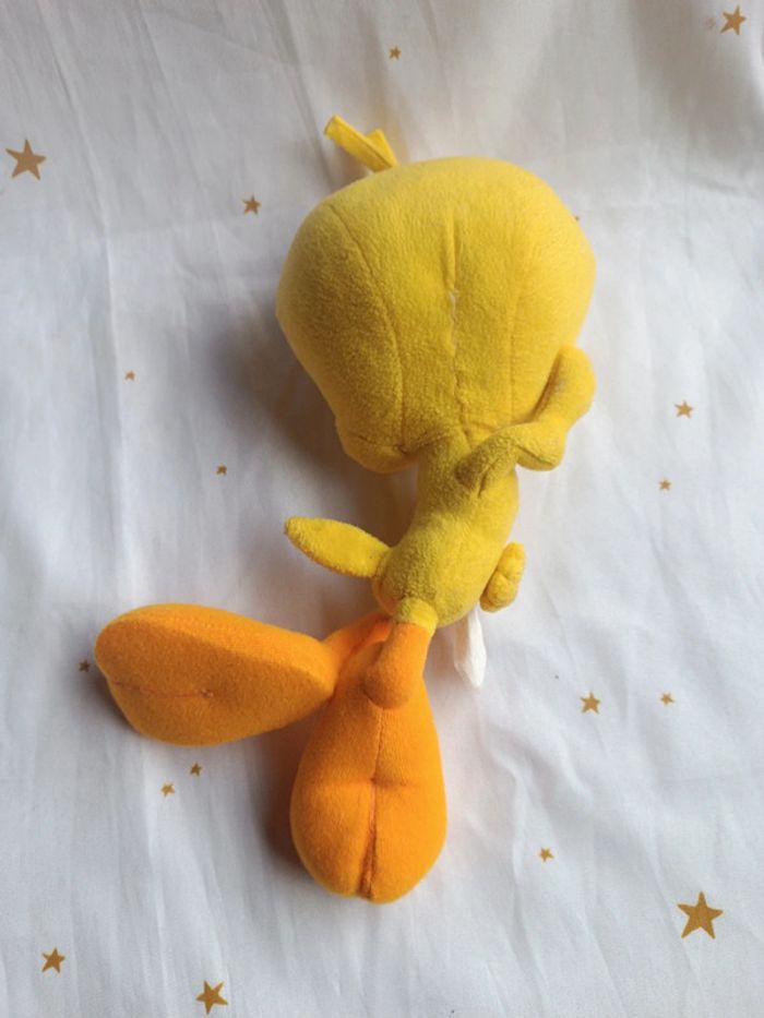 Peluche plush titi Grosminet allongé couché Looney Tunes toons figurine massue masse marteau - photo numéro 13