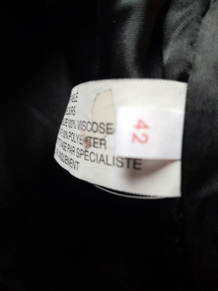 Beau manteau veste en cuir de porc véritable taille 42 - photo numéro 8