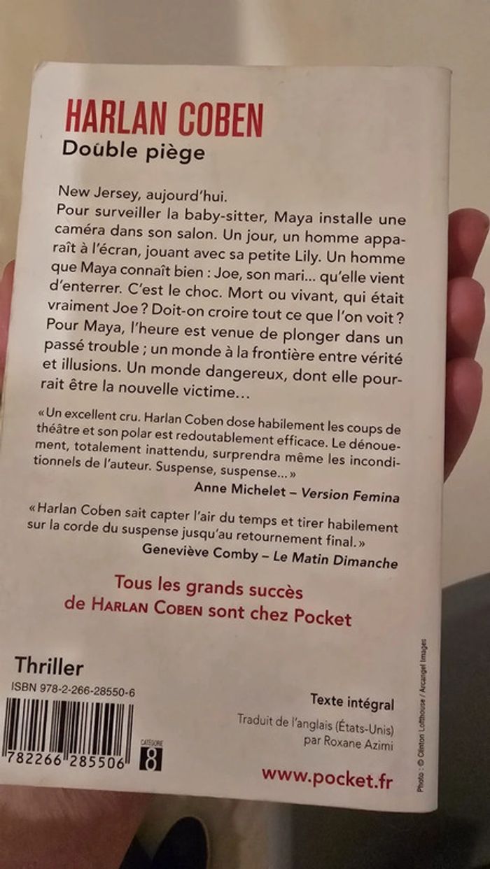 Livre double piège Harlan Coben - photo numéro 2