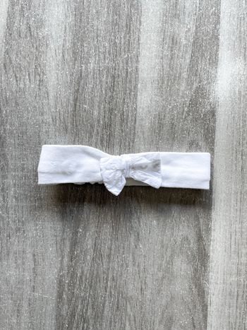 Bandeau cheveux à noeud  bébé fille
