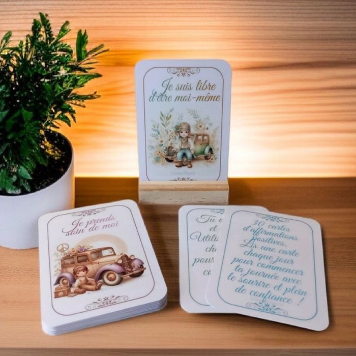 Cartes d'affirmations positives, Jeu éducatif bienveillant
