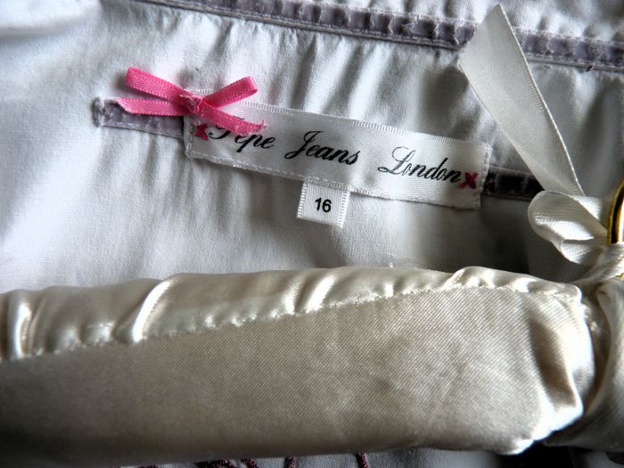Chemise Fille Pepe Jeans London Blanc 16 ans manches longues TBE - photo numéro 4