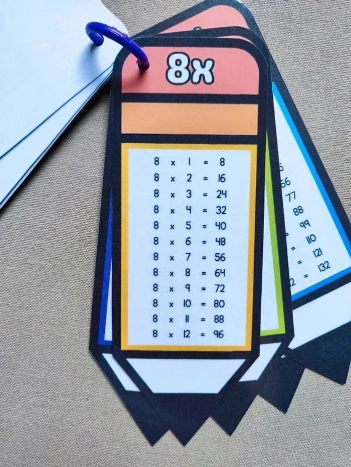 Carnet tables de multiplications de 1 à 12 - photo numéro 4