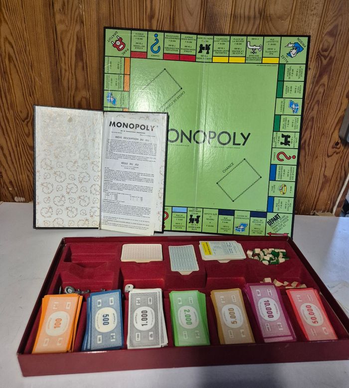 Ancien monopoly édition de luxe miro company 1961 - photo numéro 3