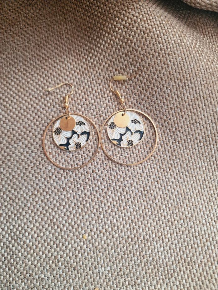 Boucle d'oreilles acier inoxydable - photo numéro 2