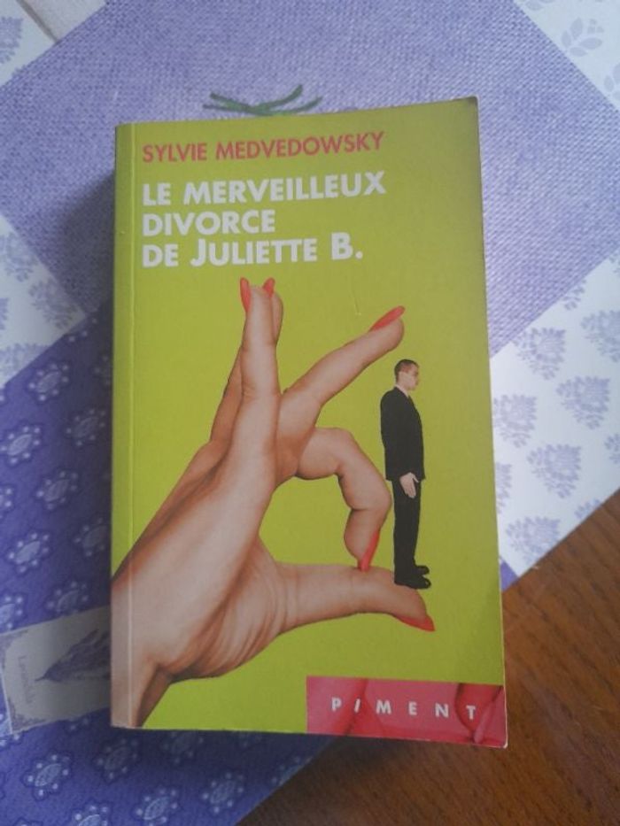Livre Sylvie Medvedowsky "Le merveilleux divorce de Juliette B."