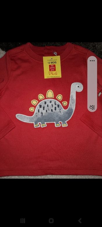 T-shirt dinosaure