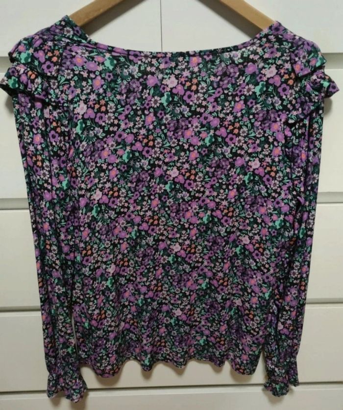 Chemisier fleuri Neuf t.42/44 - photo numéro 3