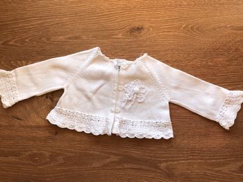 Gilet blanc Cérémonie Marese 12 mois