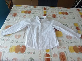 Chemise blanche manches longues 8 ans orchestra neuf 4€ 