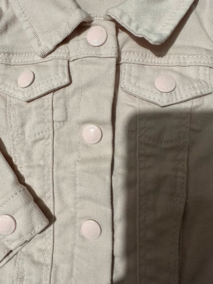 Veste en jean rose clair - photo numéro 2