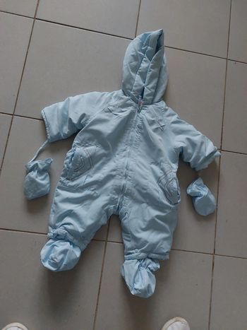 Combi pilote garçon taille 3 mois