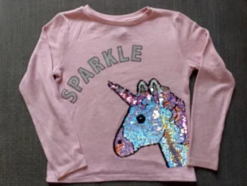 Pull strass licorne 8 ans