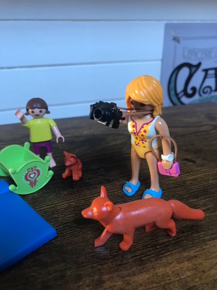 Playmobil en vacance avec bébé poussette - photo numéro 2