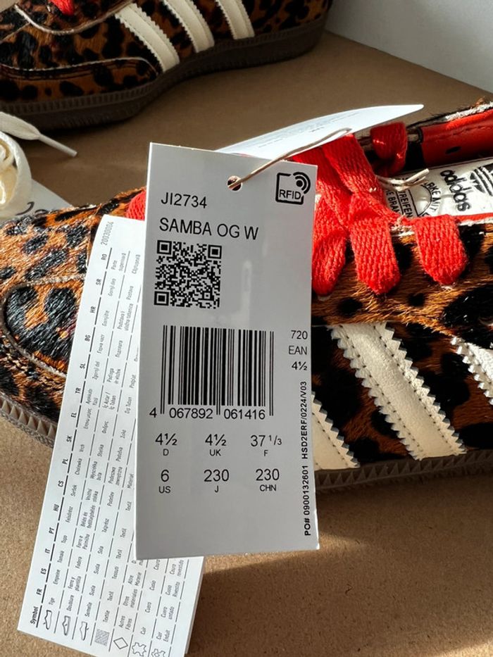 Adidas Samba OG Preloved Red Leopard - 37 - photo numéro 7