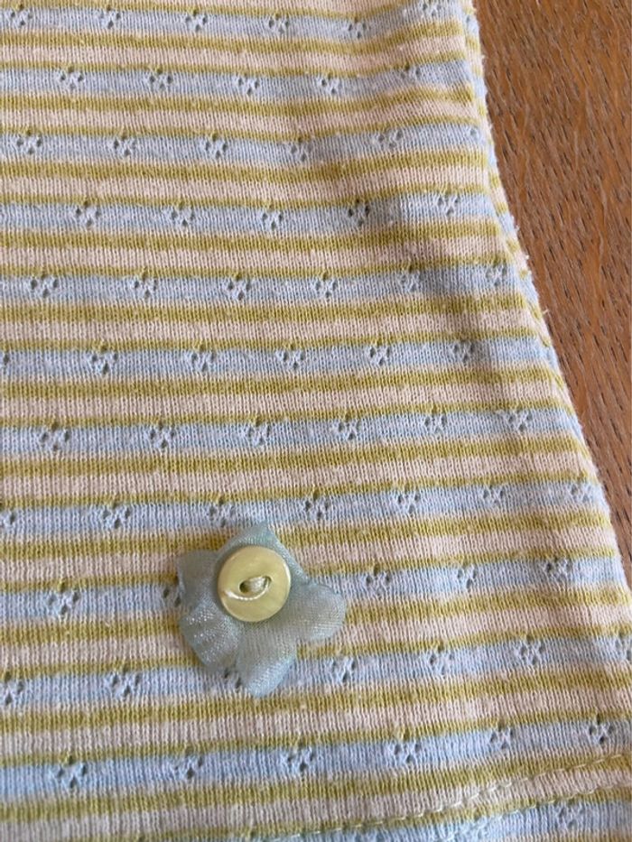 Duo de tee-shirt et débardeur Jacadi taille 6 ans vert et turquoise - photo numéro 6