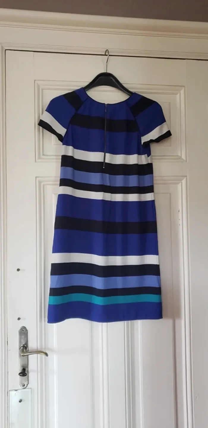Robe femme droite manches courtes mariage cérémonie - photo numéro 8