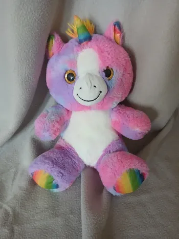 Peluche ours-licorne
