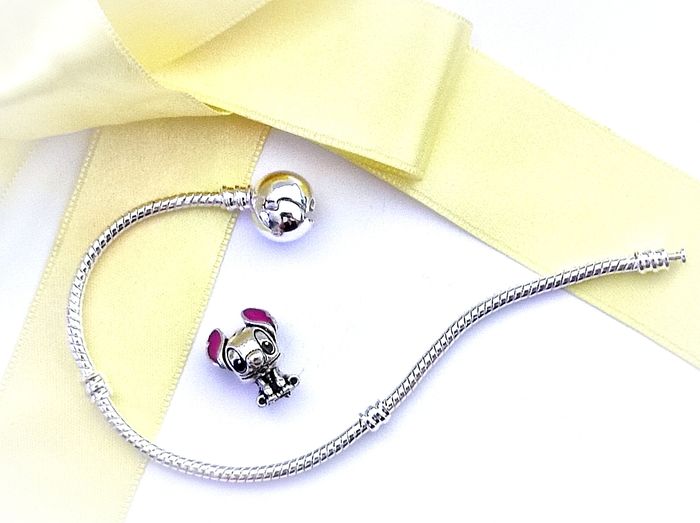 Charm bracelet fantaisie stitch 17cm - photo numéro 3