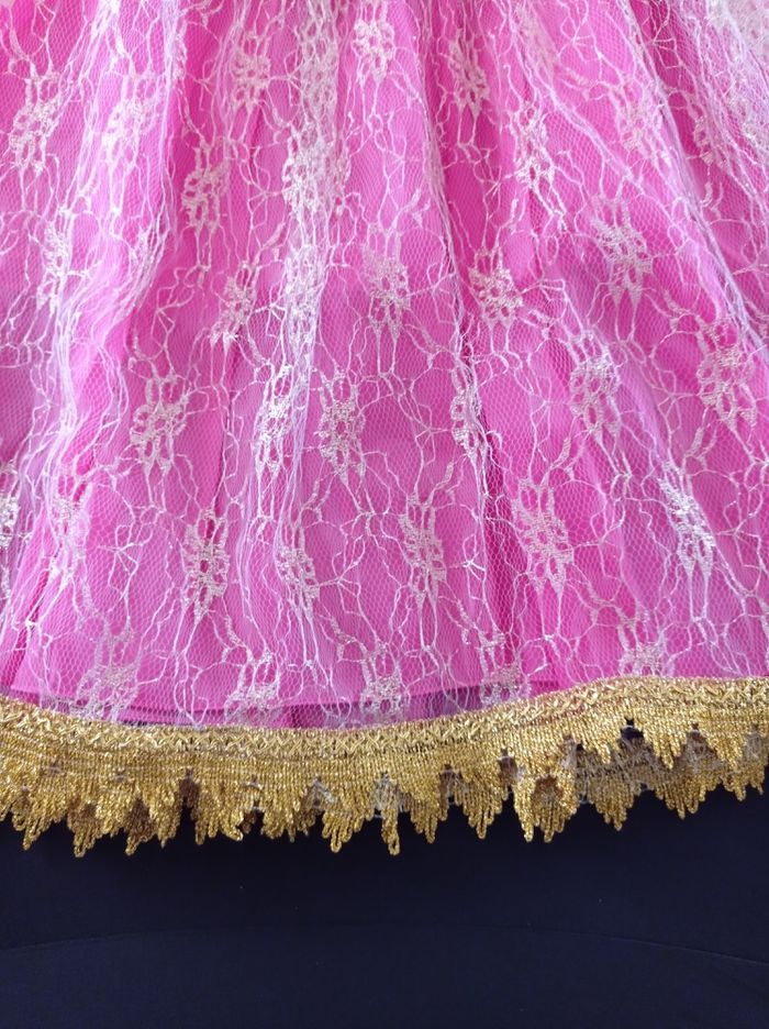 Déguisement robe princesse la belle au bois dormant 5-6ans - photo numéro 3